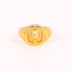 Brass Tiger Designer Ring for Men with 22k Gold Plating Gift for Him